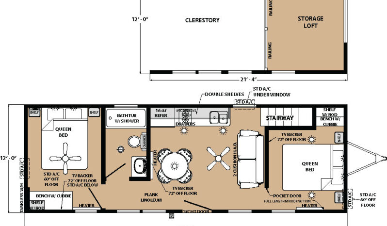 2025 KOA Deluxe Park Model Cabin 35SL full