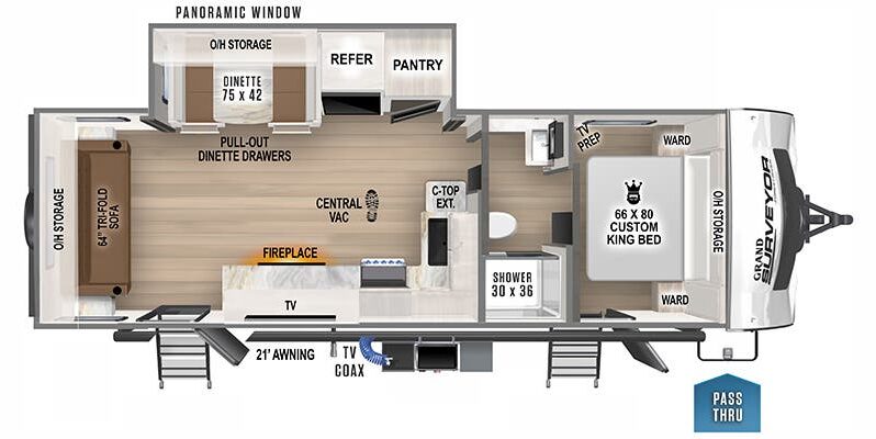 2024 Forest River Grand Surveyor 253RLS full