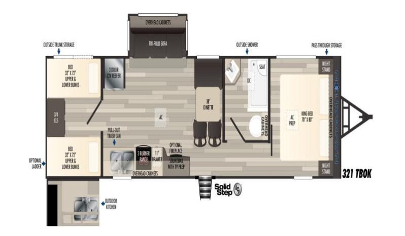 2021 Recreation by Design Navigation 321TBOK full