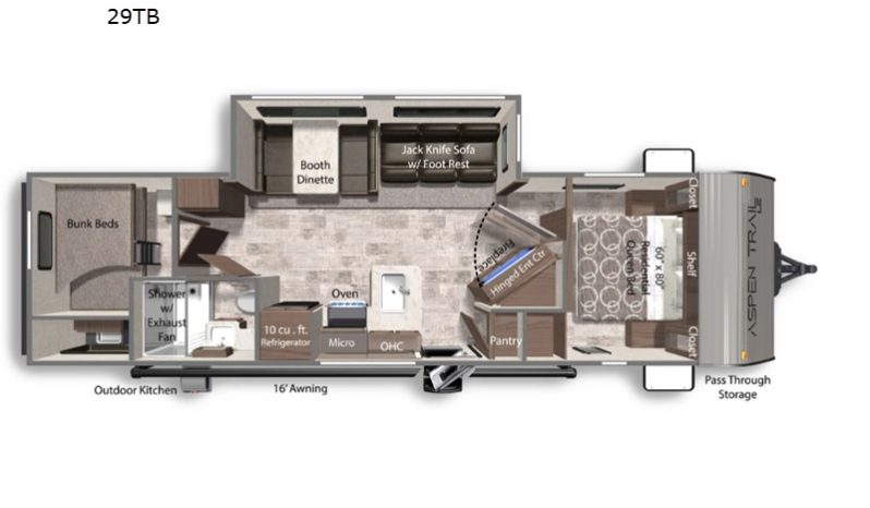 
								2024 Keystone Aspen Trail 29TB full									